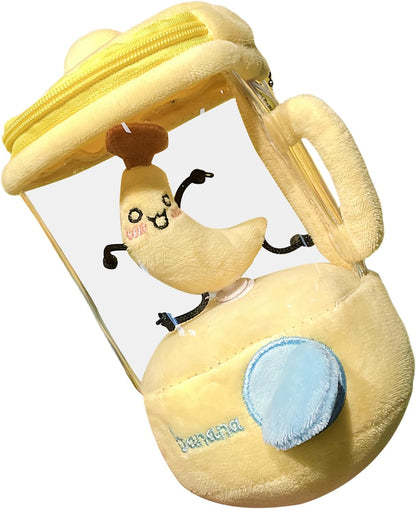 el peluche sandia ,platano y naranja