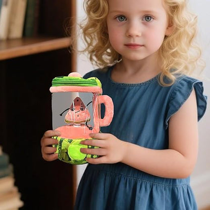 el peluche sandia ,platano y naranja