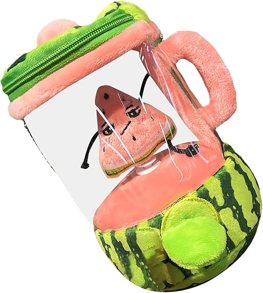 el peluche sandia ,platano y naranja