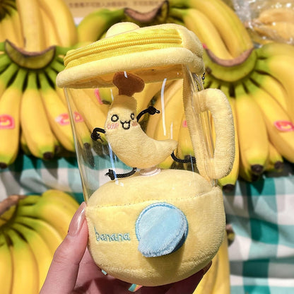 el peluche sandia ,platano y naranja