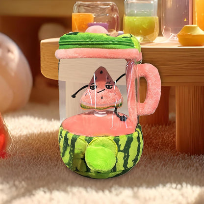 el peluche sandia ,platano y naranja